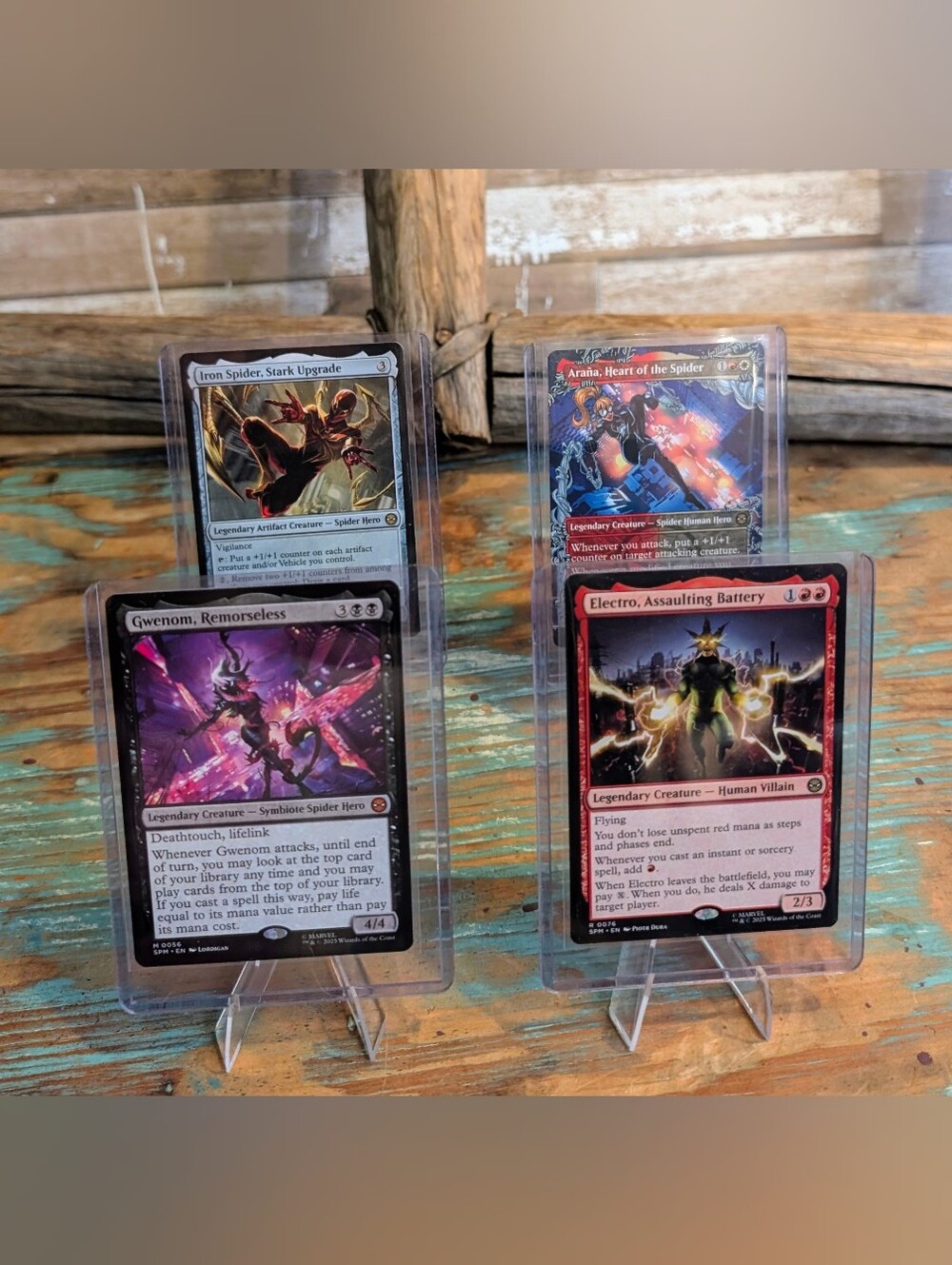 Magic The Gathering Spider-Man 4 Card Bundle